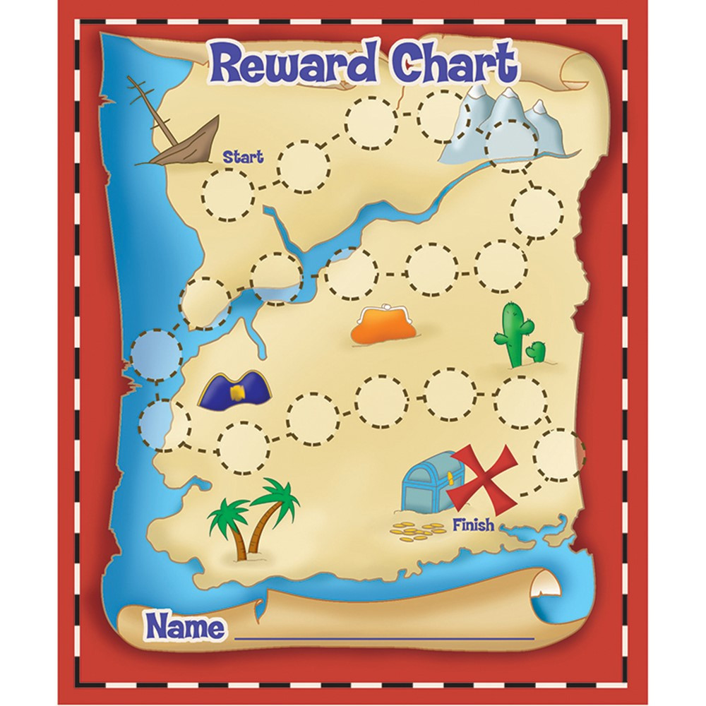 EU-837016 - Treasure Hunt Mini Reward Charts in Incentive Charts