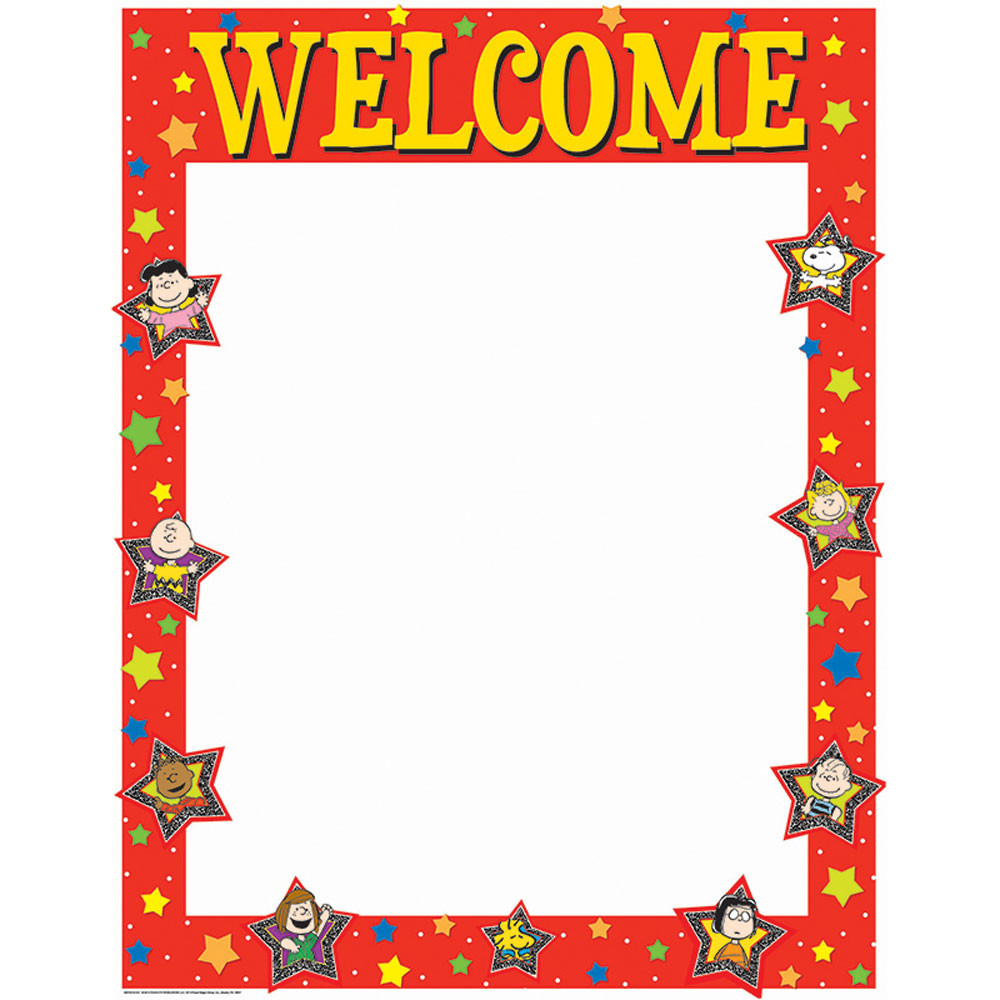 EU-837021 - Peanuts Welcome 17X22 Poster in Classroom Theme