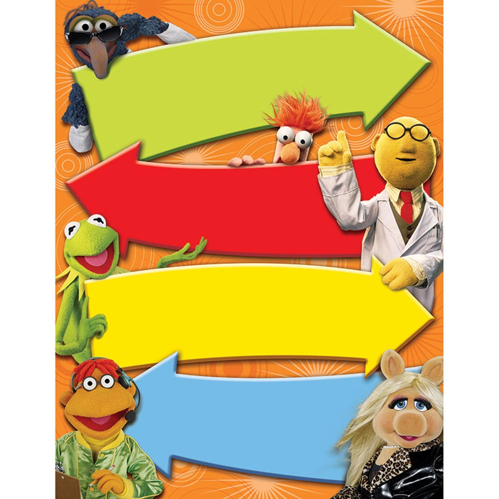 EU-837100 - Muppets - Blank Arrow Chart 17 X 22 Poster in Classroom Theme