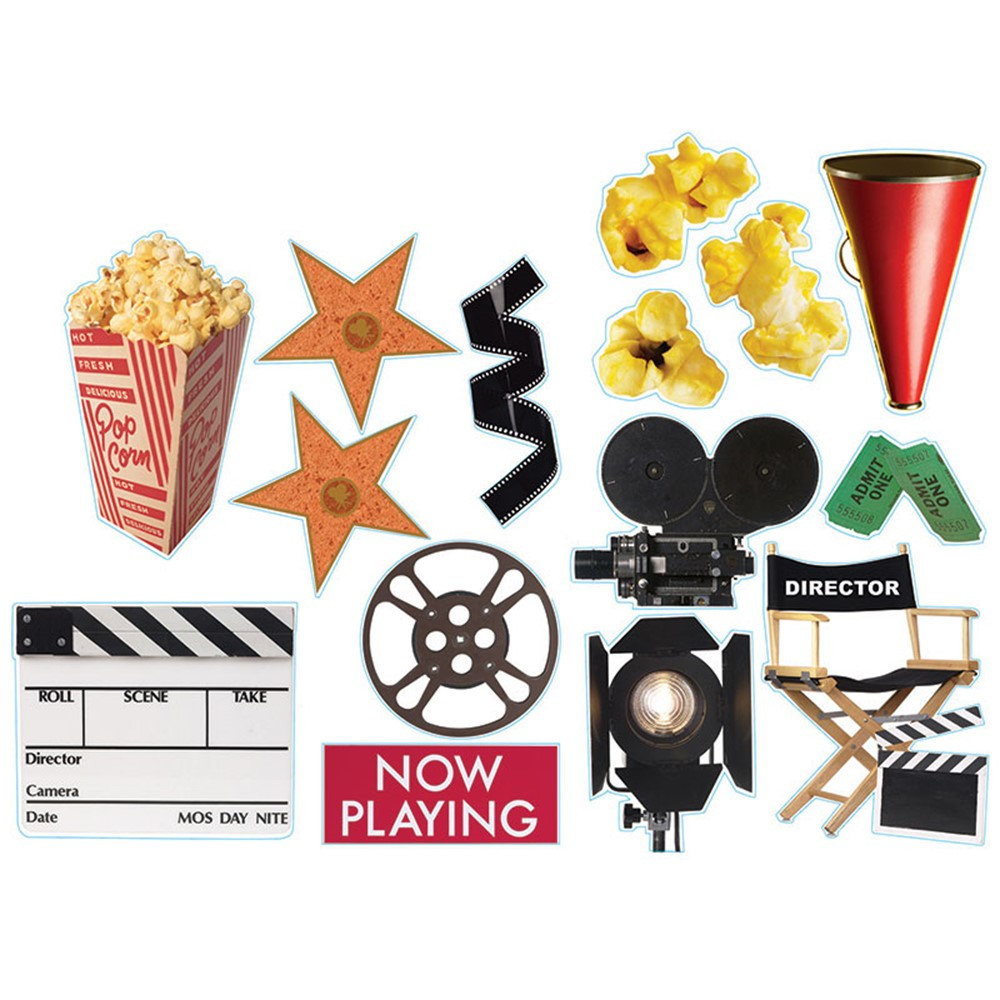 EU-840312 - Movie Theme 2-Sided Deco Kit in Two Sided Decorations