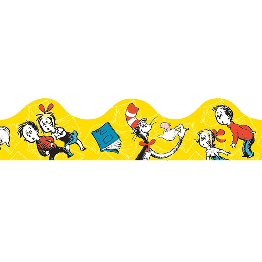 EU-845018 - Cat In The Hat Yellow Deco Trim in Border/trimmer