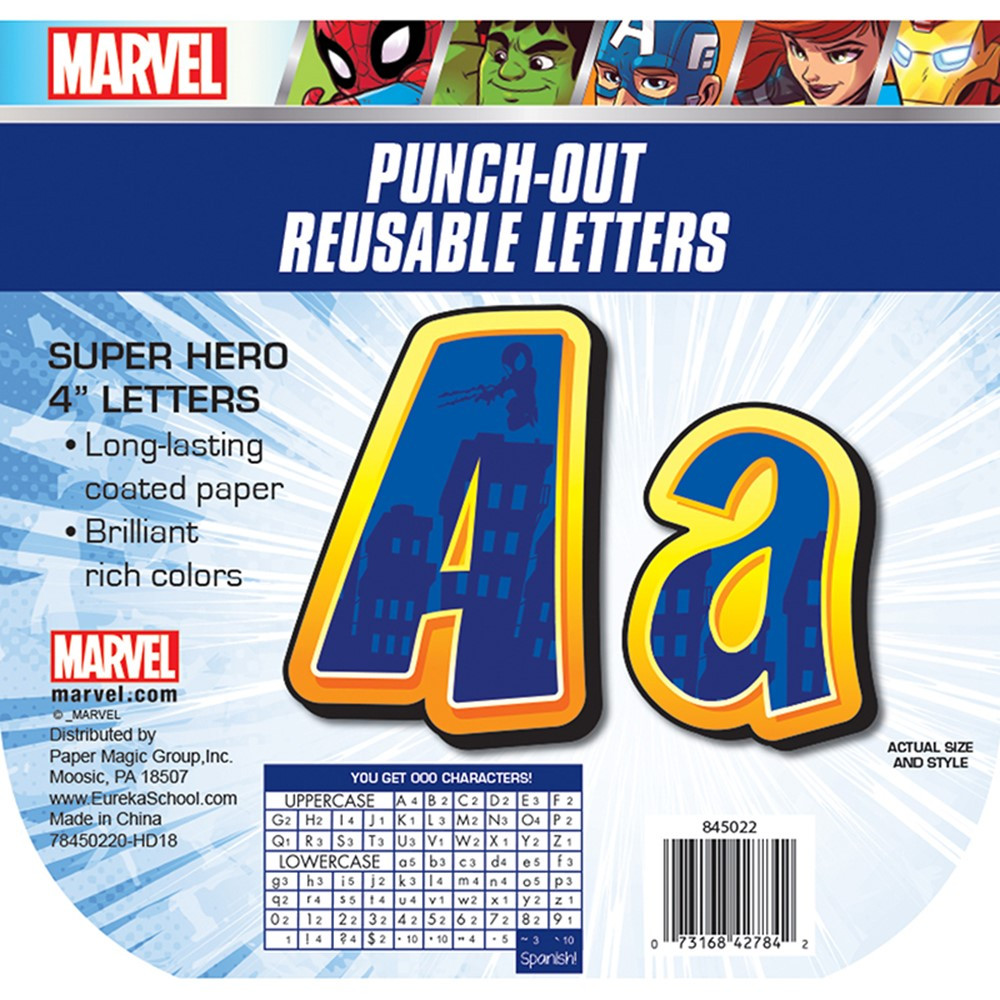 EU-845022 - Marvel Super Hero Adventure Decor Letters in Letters