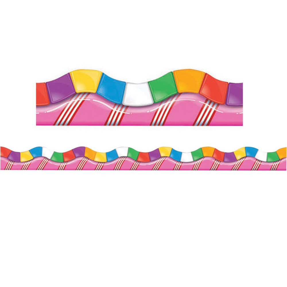 EU-845152 - Candy Land Dimensional Look Extra Wide Die Cut Deco Trim in Border/trimmer