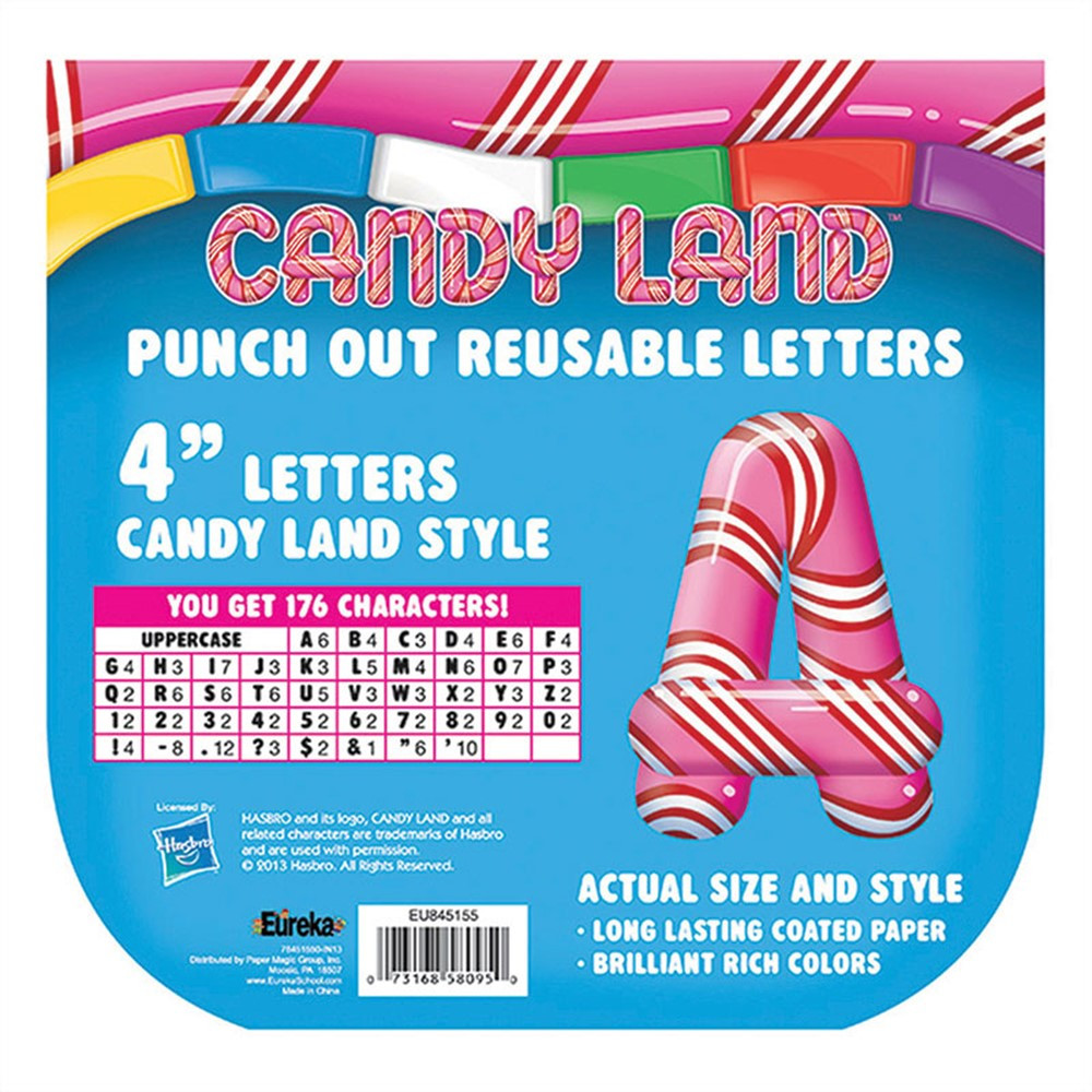 EU-845155 - Candy Land Pepper Stripes Deco Letters in Letters