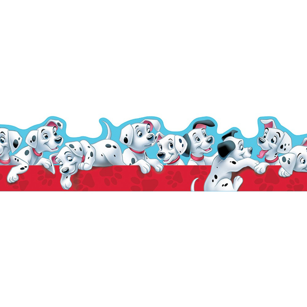 EU-845211 - 101 Dalmatians Puppies Extra Wide Die Cut Deco Trim in Border/trimmer