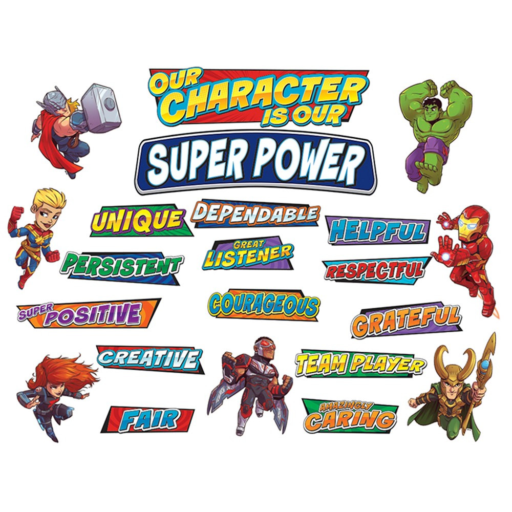EU-847045 - Marvel Super Hero Adventure Hero Traits Mini Bbs in Classroom Theme