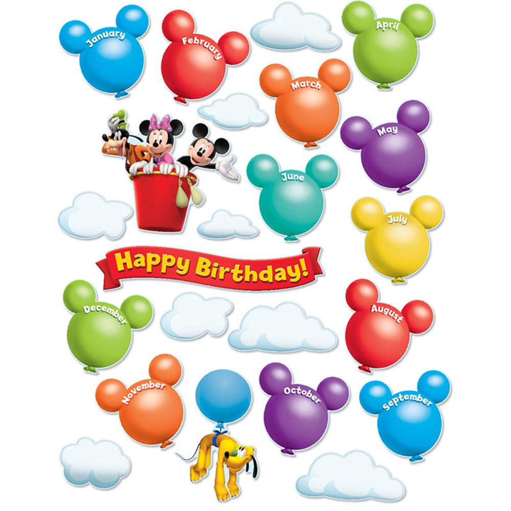 Mickey Mouse Clubhouse Birthday Bulletin Board Set - EU-847625 | Eureka | Classroom Theme