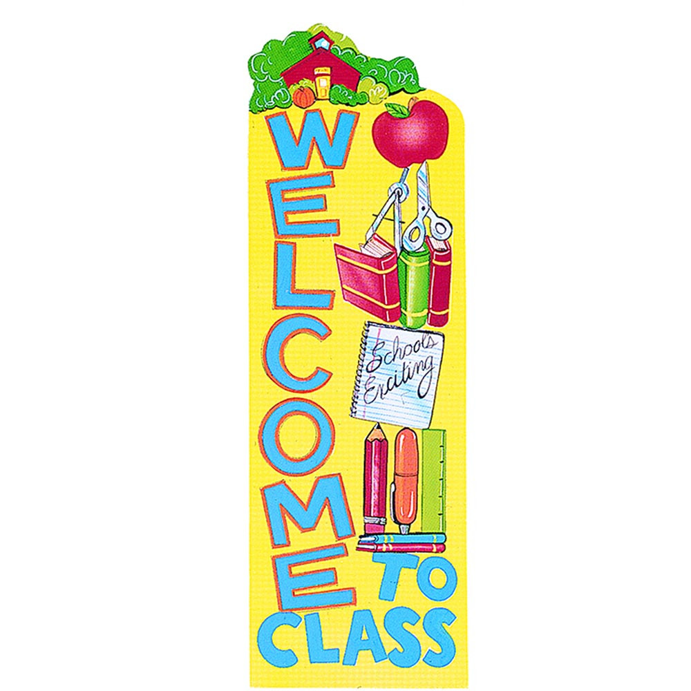 EU-84902 - Banner Welcome To Class 12 X 45 Vertical in Banners