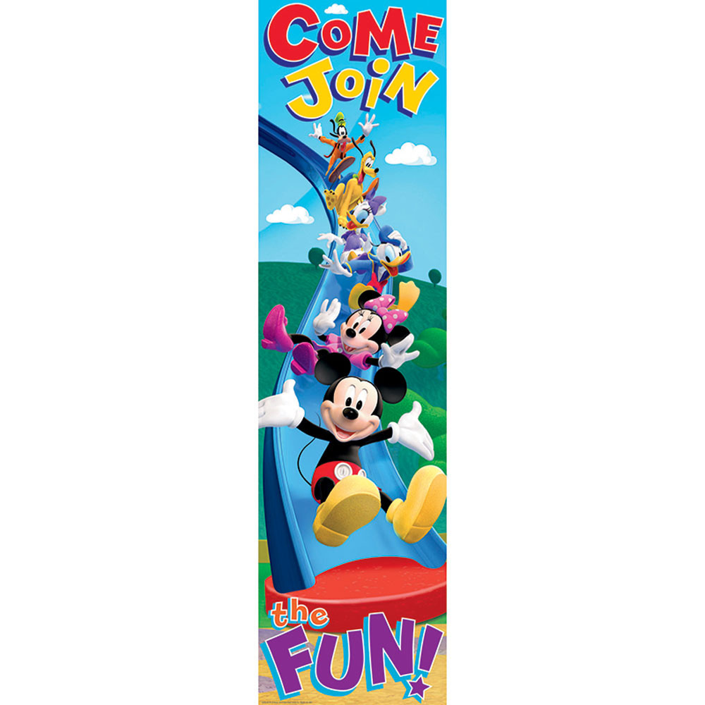 EU-849039 - Mickey Mouse Clubhouse Come Join The Fun Vertical Banner in Banners