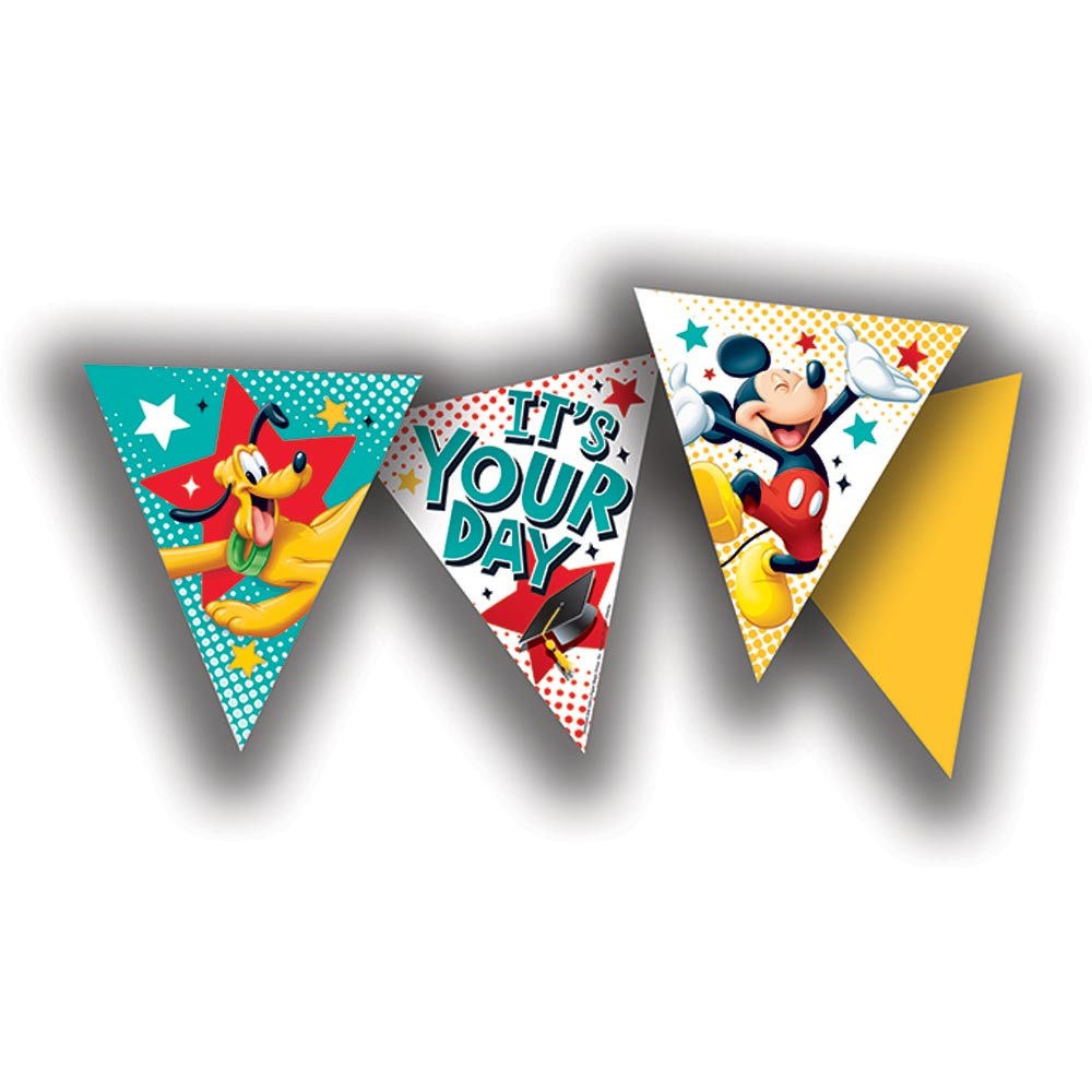 EU-849040 - Mickey Graduation Pennant Banners in Banners