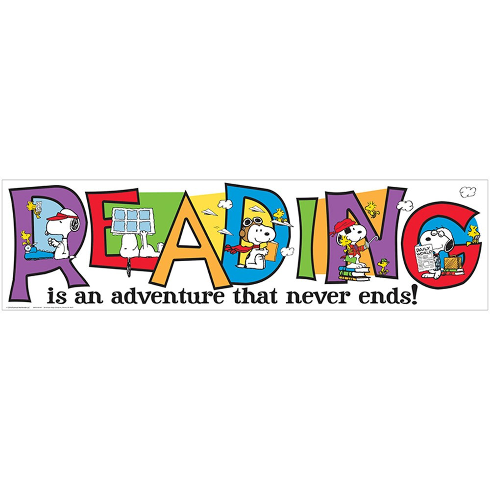 EU-849319 - Peanuts Reading Banner in Banners