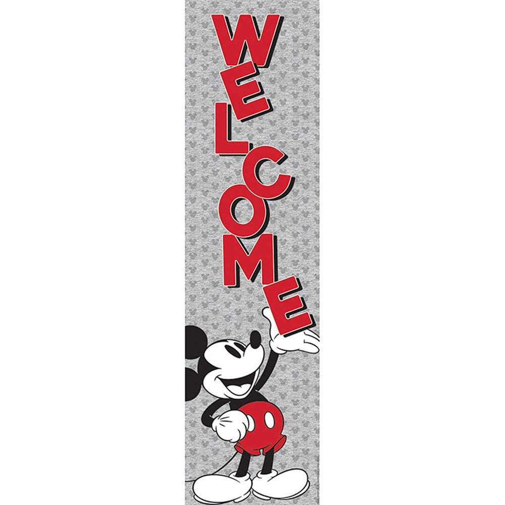 Mickey Mouse Throwback Welcome Vertical Banner, 12 x 45" - EU-849342 | Eureka | Banners"