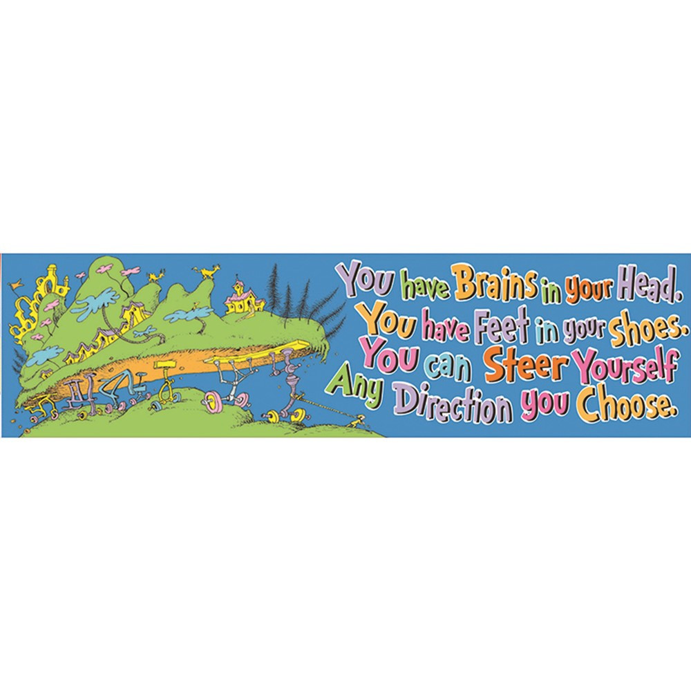 EU-849616 - Seuss - Oh The Places Youll Go Banner Classroom in Banners