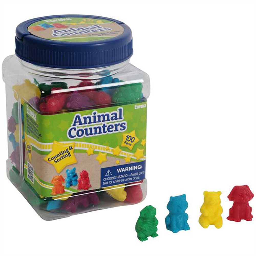 EU-867470 - Animal Counters Tubbed in Counting