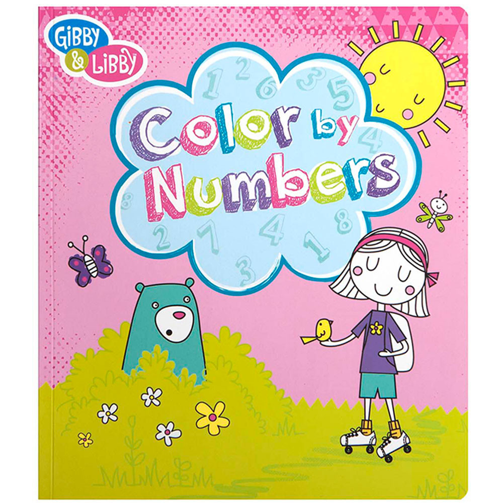 EU-BCNB14584 - Girl 3 Color By Numbers Book in Art Activity Books