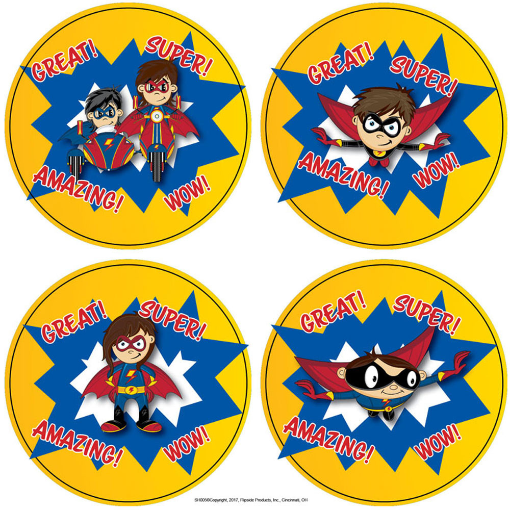 FLPSH005 - Superhero Stickers in Stickers
