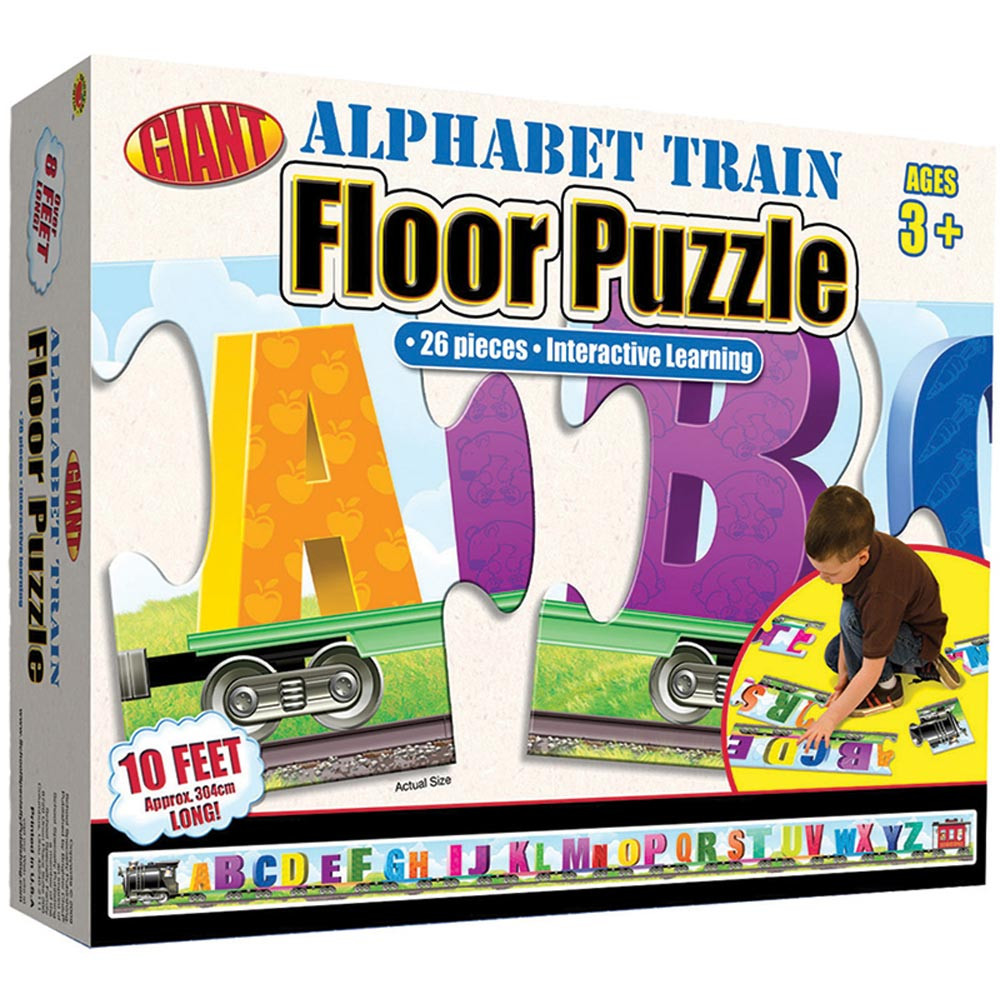 Alphabet Train Puzzle Ages 3 6 Fs 0769658229 Carson Dellosa