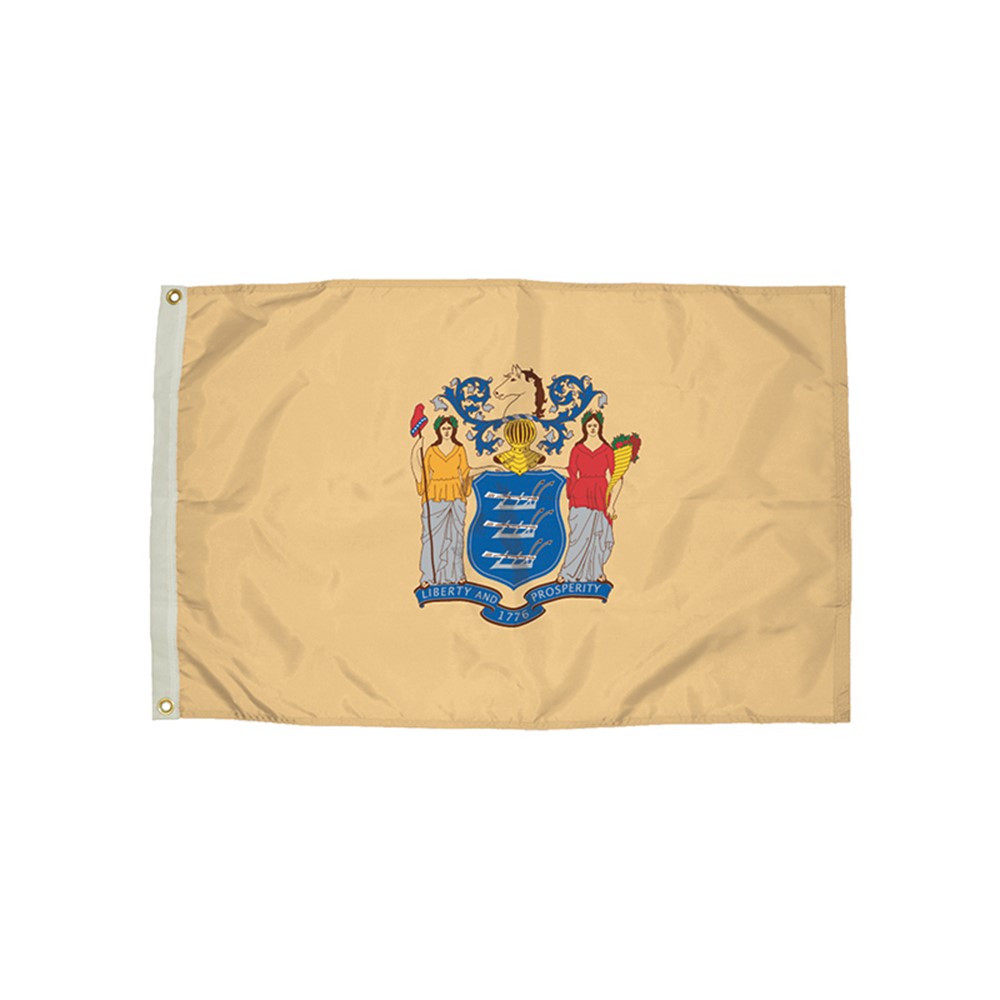 3x5' Nylon New Jersey Flag Heading & Grommets - FZ-2292051 | Flagzone ...
