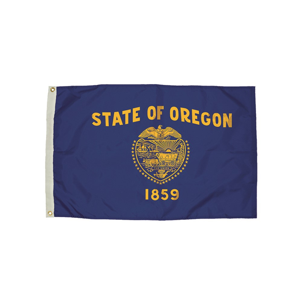 FZ-2362051 - 3X5 Nylon Oregon Flag Heading & Grommets in Flags