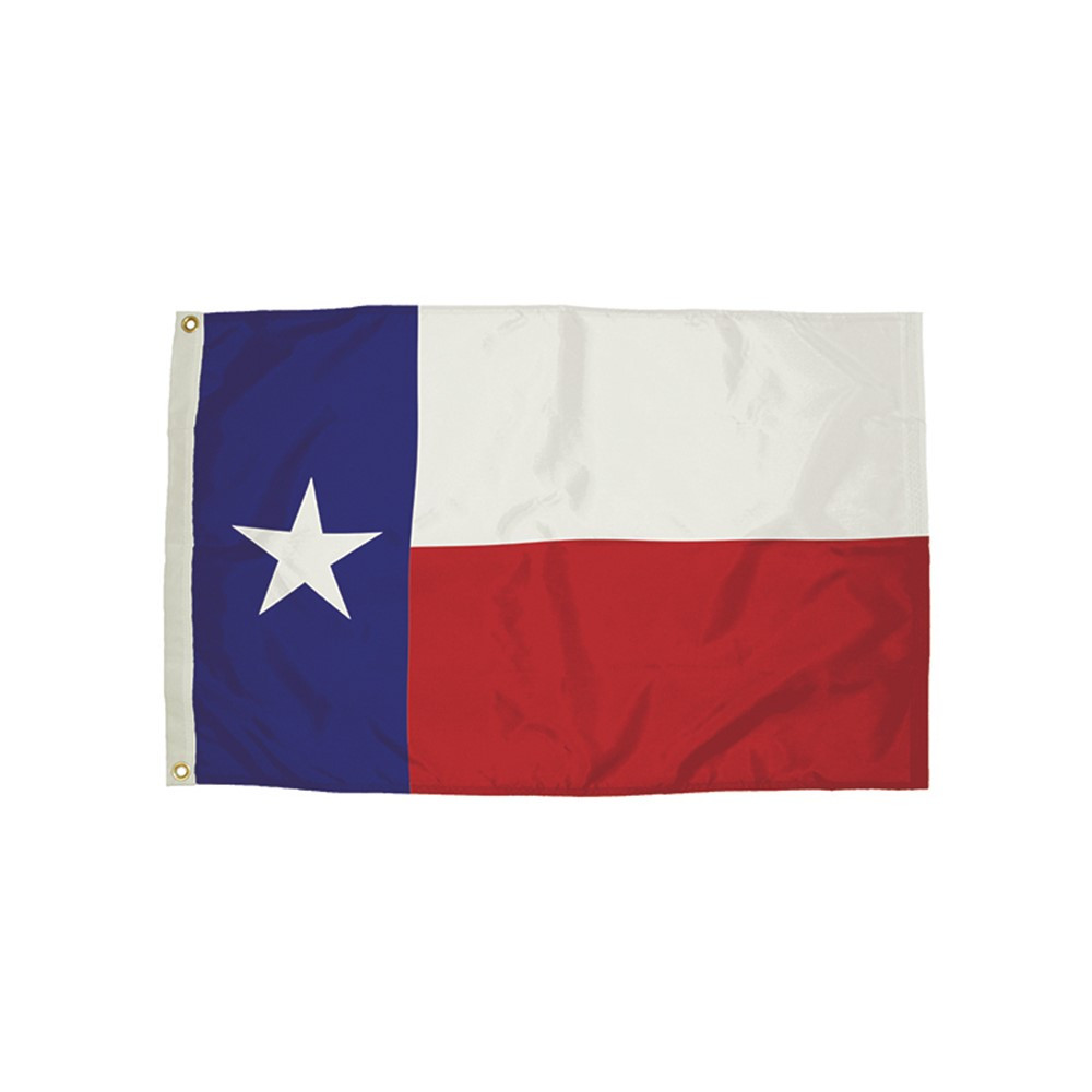 FZ-2422051 - 3X5 Nylon Texas Flag Heading & Grommets in Flags