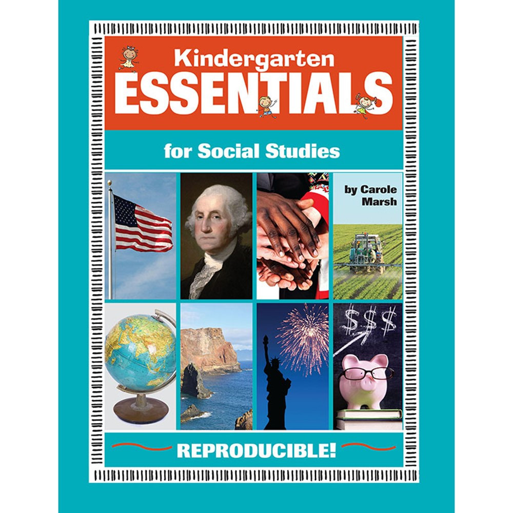 Kindergarten Essentials for Social Studies Reproducible Book - GAL9780635126351 | Gallopade | Activities