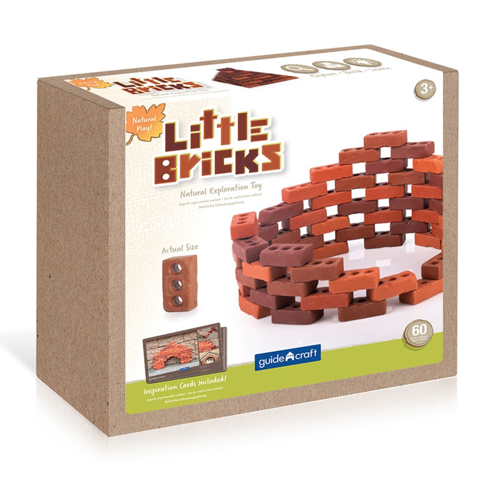 Little Bricks, 60-Piece Set - GD-6776 | Guidecraft Usa | Blocks & Construction Play