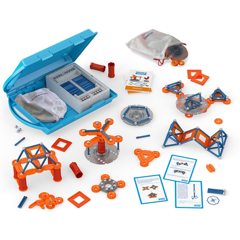 GMW225 - Geomag Education Kit Mechanics in Blocks & Construction Play