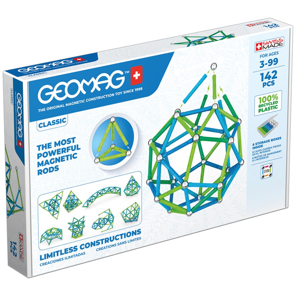 Geomag Magnetic Lines Building Set | Plastic - Green | 60 Pieces