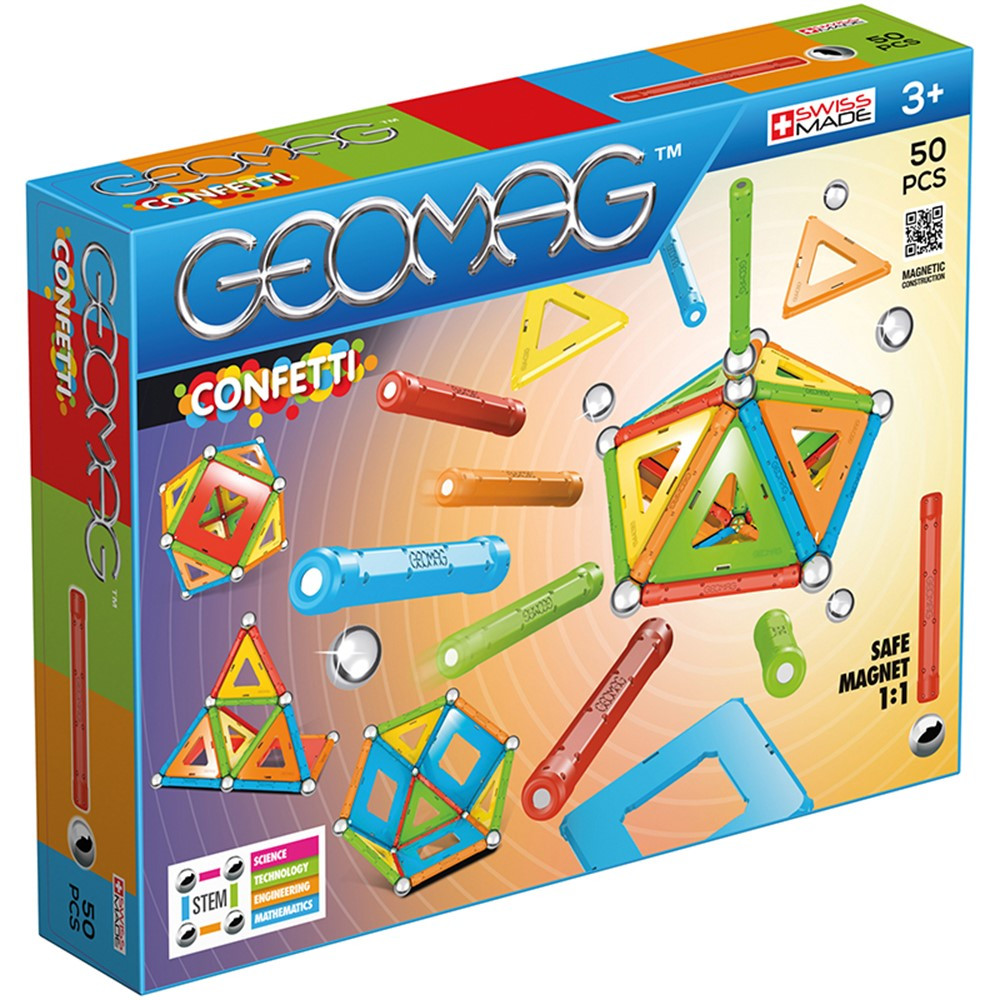 GMW352 - Geomag Confetti Set 50 Pieces in Accents