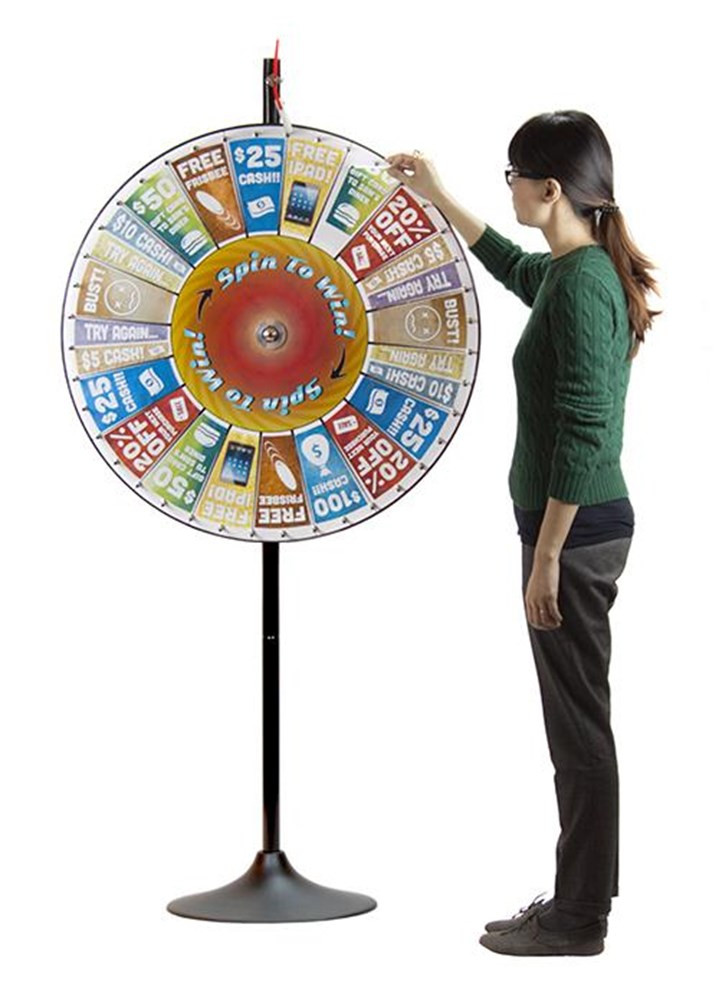 36" Prize Pocket Wheel with Stand