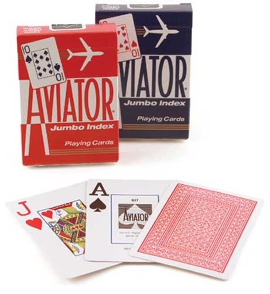Aviator Poker, 12 Decks Red/Blue