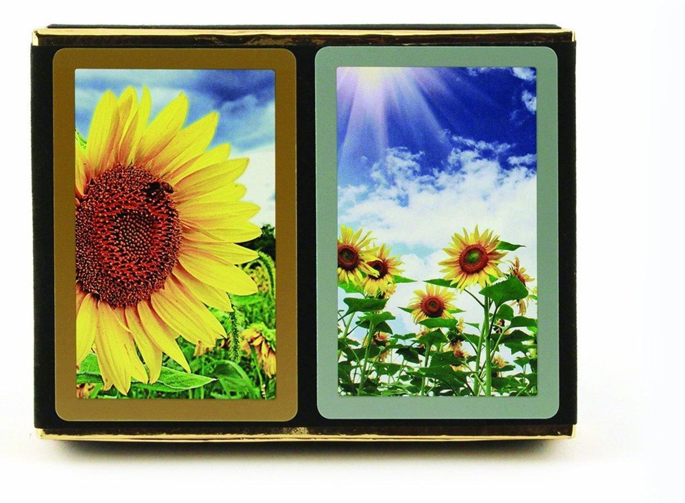 Sunflowers, Jumbo Index 2-Deck Set