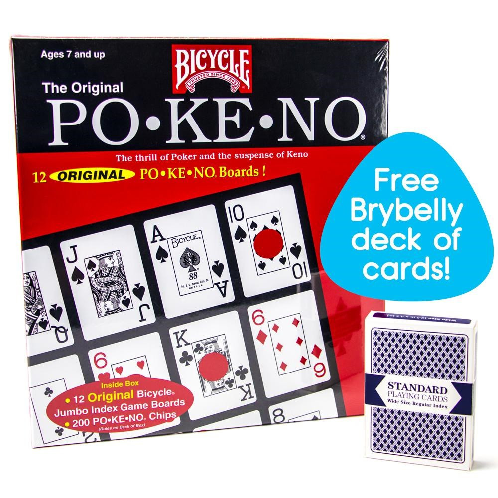 PoKeNo Red with Free Deck of Brybelly Cards