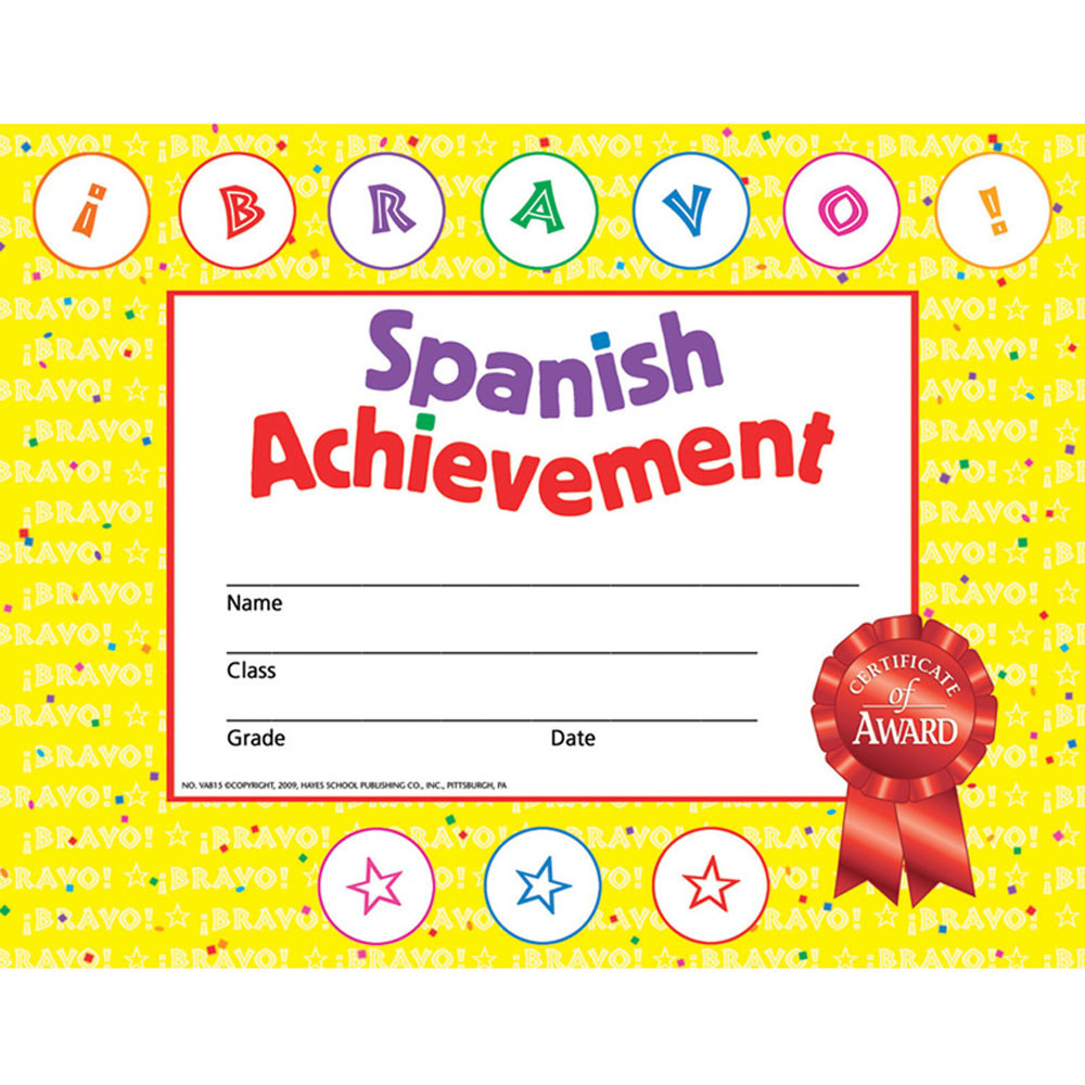 H-VA815 - Spanish Achievement 30/Set in Foreign Language
