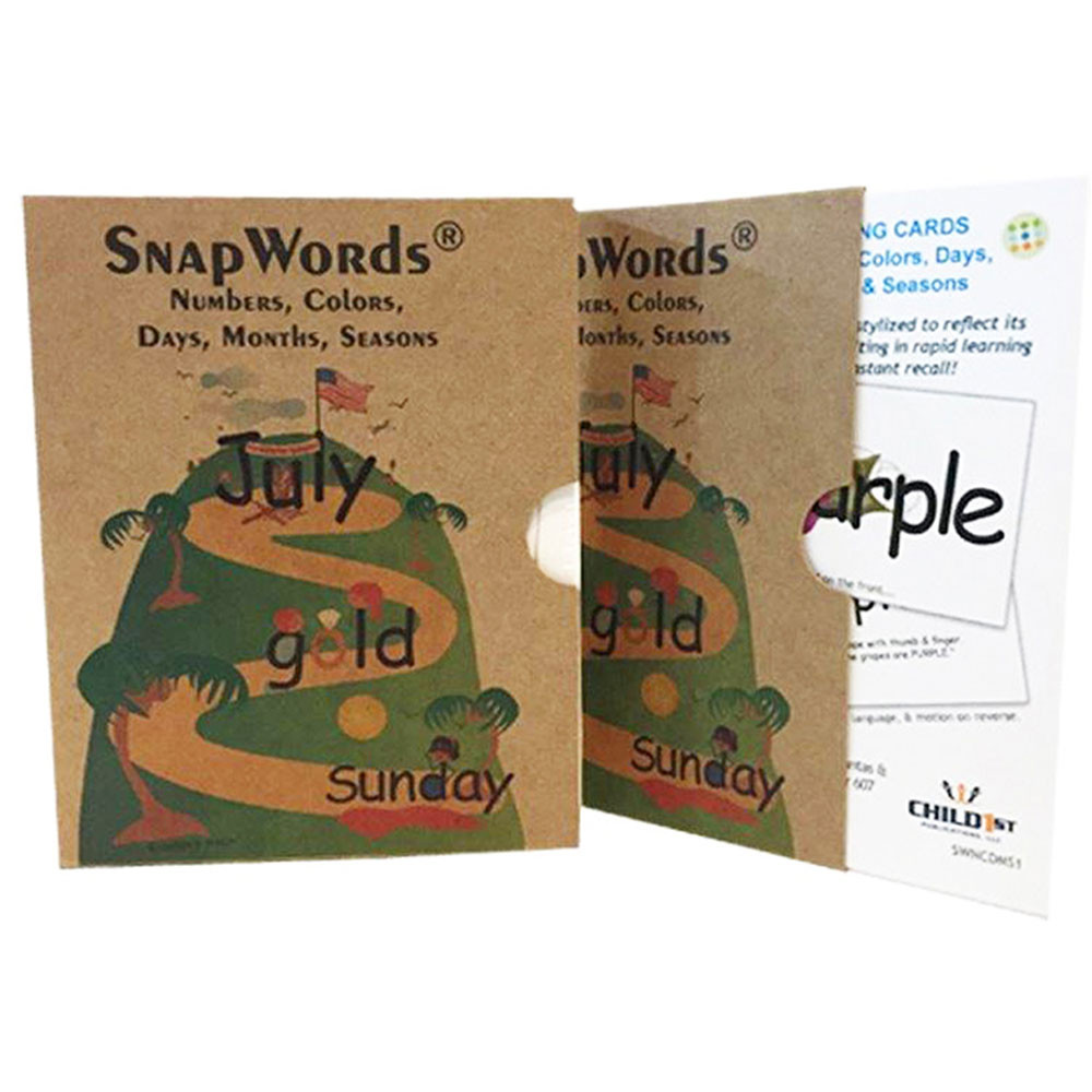 HB-SWNCDMS1 - Teaching Cards Numbers Colors Days Months Seasons Snapwords in General