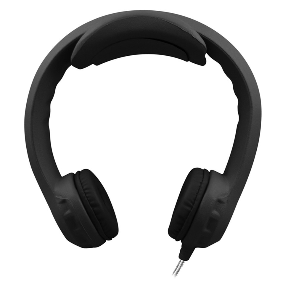 Flex-PhonesXL Indestructible Headphones For Teens, Black - HECFLEX1BK | Hamilton Electronics Vcom | Headphones