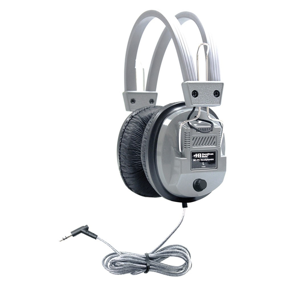 HECSC7V - Deluxe Stereo/Mono Headsets 1/8Plus & 1/4Adapter With Volume Control in Headphones