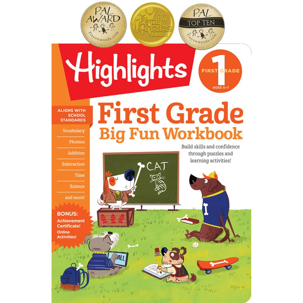 Big Fun Workbooks, First Grade - HFC9781629798646 | Highlights For Children | Skill Builders