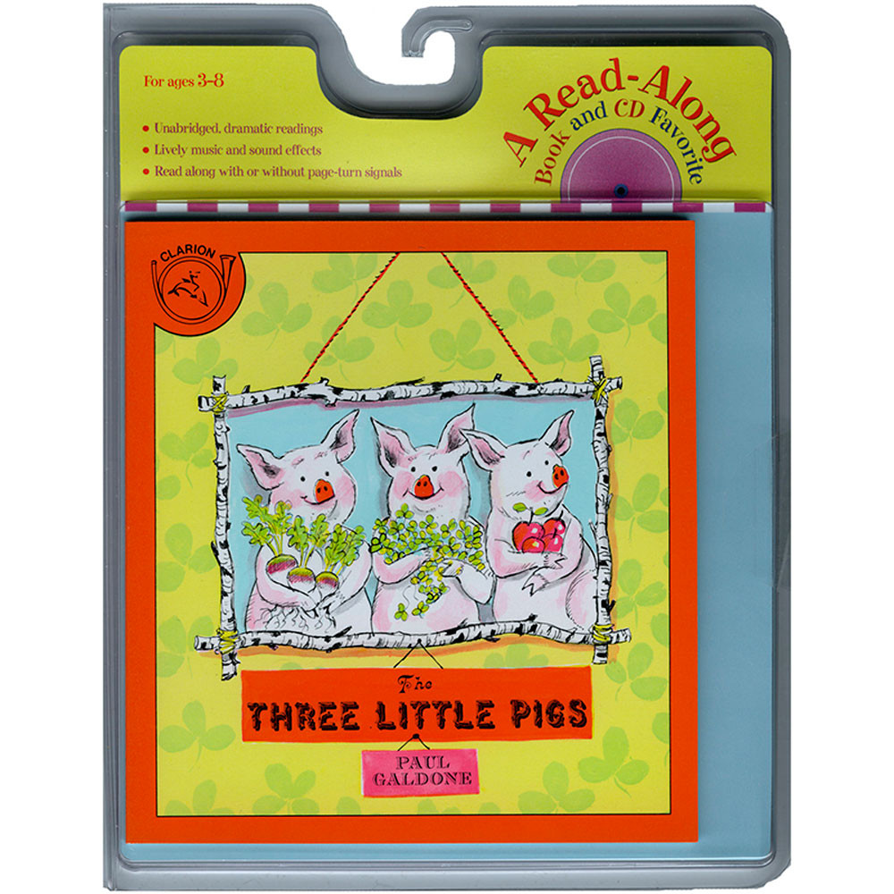 HO-0618732772 - Carry Along Book & Cd Three Little Pigs in Books W/cd