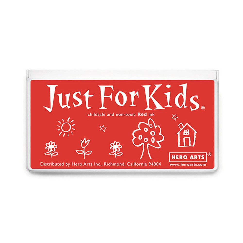 Jumbo Just for Kids Stamp Pad, Red - HOAAF481 | Hero Arts | Stamps & Stamp Pads