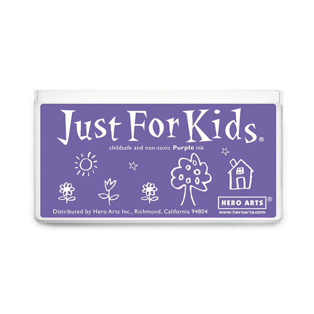 Jumbo Just for Kids Stamp Pad, Purple - HOAAF484 | Hero Arts | Stamps & Stamp Pads