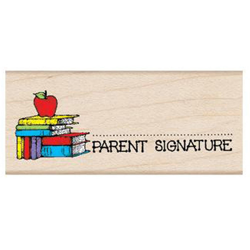 Parent Signature with Apple Stamp - HOAD323 | Hero Arts | Stamps & Stamp Pads