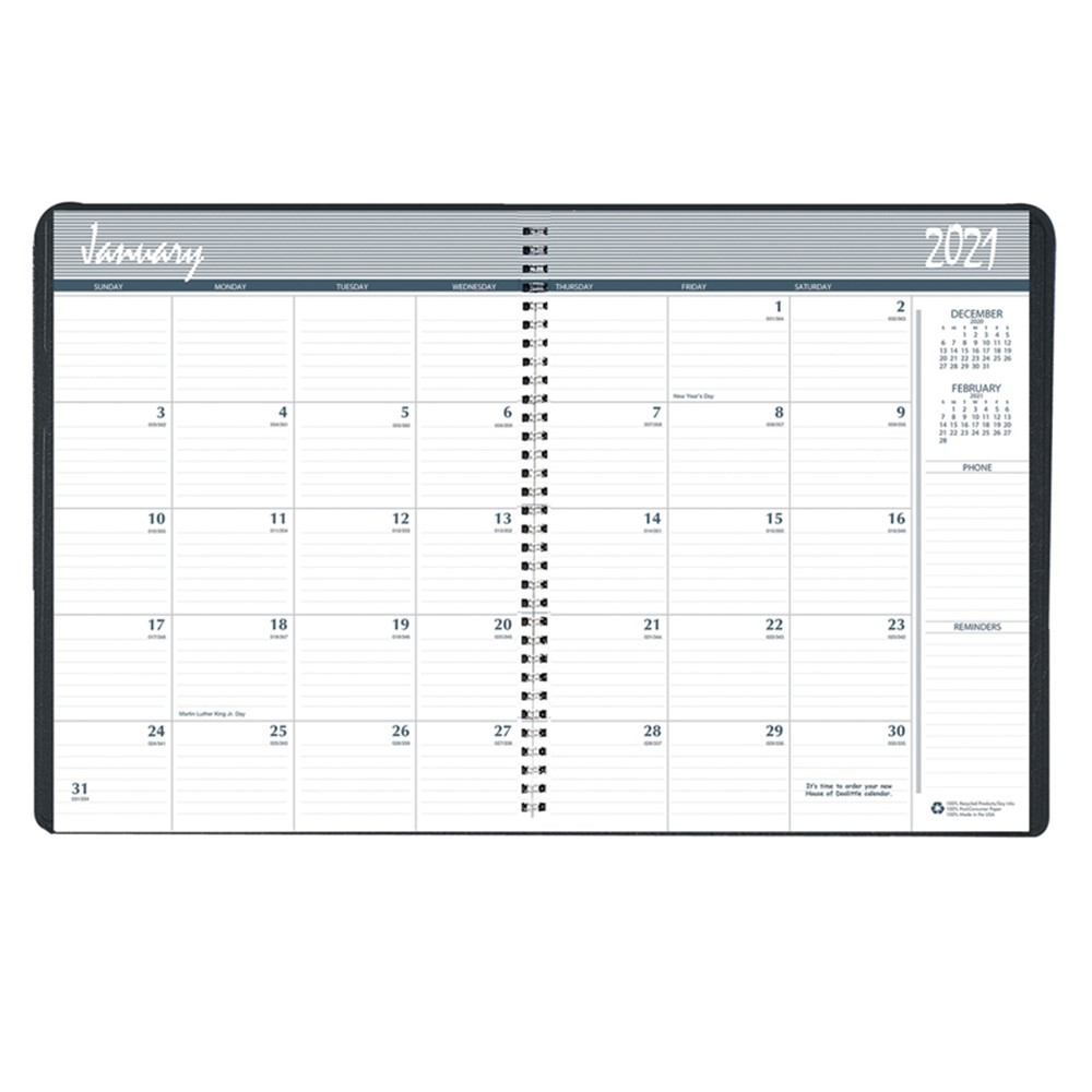 HOD262002 - Monthly Academic Planner 24 Months Jan 2014 - Dec 2015 in Plan & Record Books
