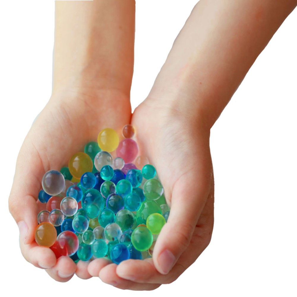 Multicolored Water Beads, 20,000 Reusable Beads - HTM93246 | Learning Resources | Sensory Development