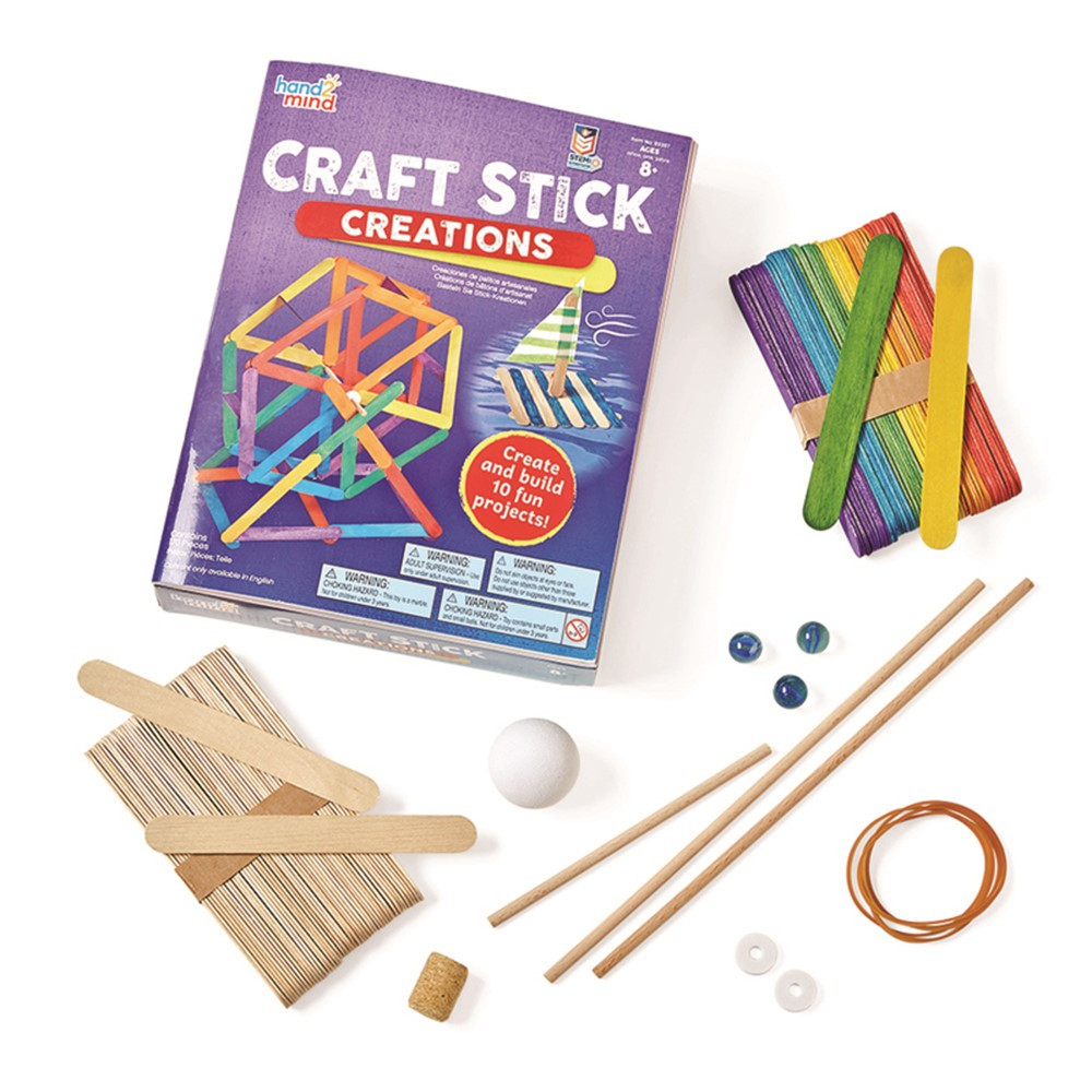 Big Book of Innovation with Craft Sticks - HTM93397 | Learning Resources | Craft Sticks