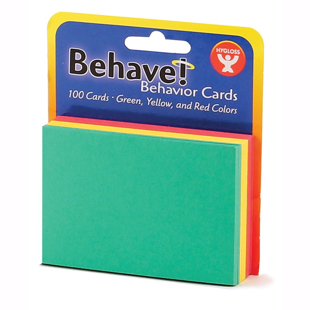 HYG43525 - Behavior Cards 3X5 100Pk Assorted in Classroom Management