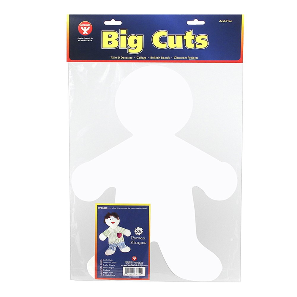 HYG68355 - Big Cut-Outs 16In Me Kid White in Accents
