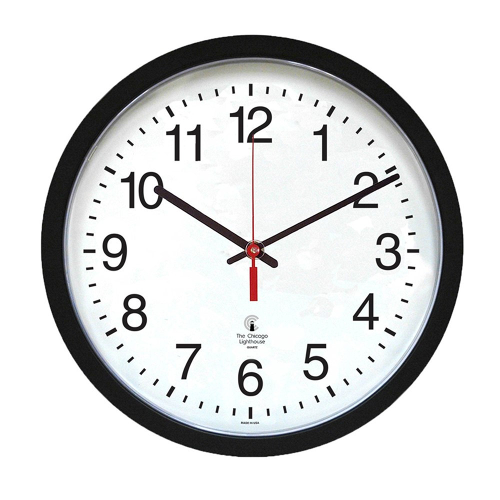 ILC67400003 - 16.5In Blk Contem Clock 14.5In Dial Quartz Movement in Clocks
