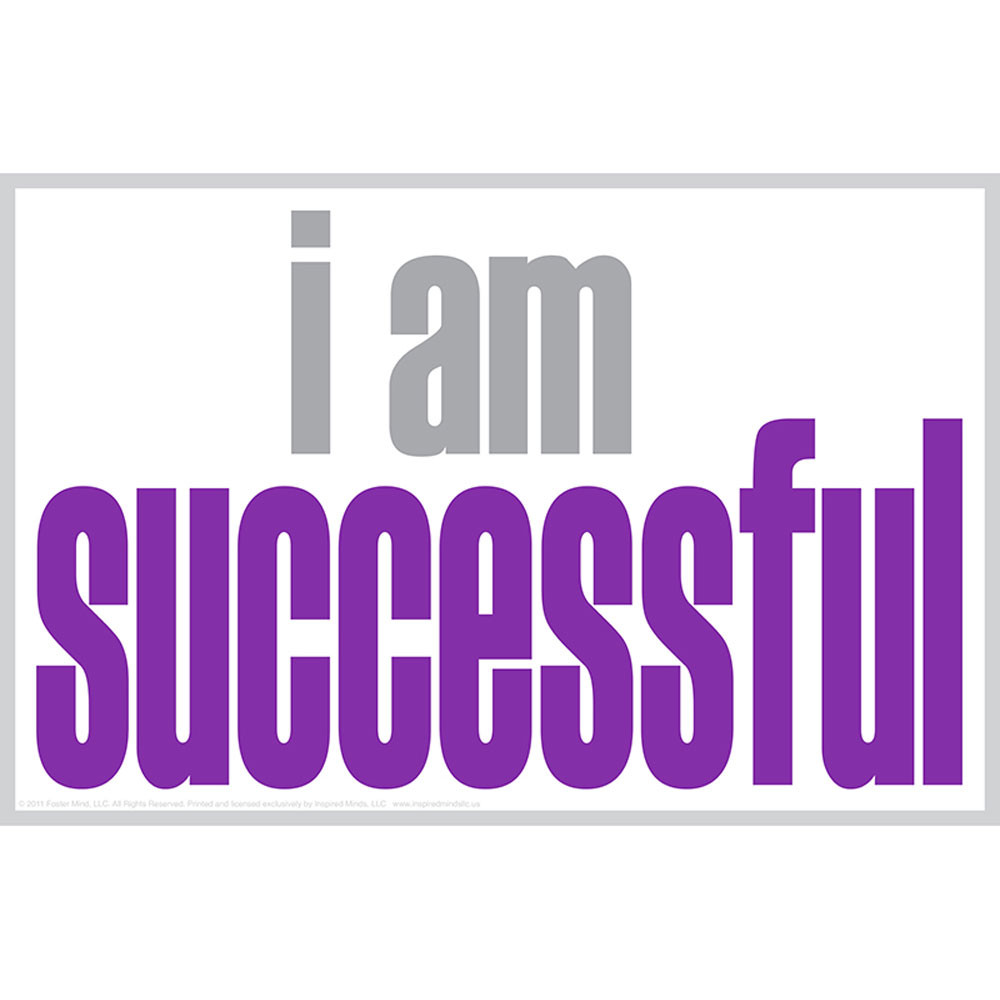 ISM0008P - I Am Successful Poster in Inspirational