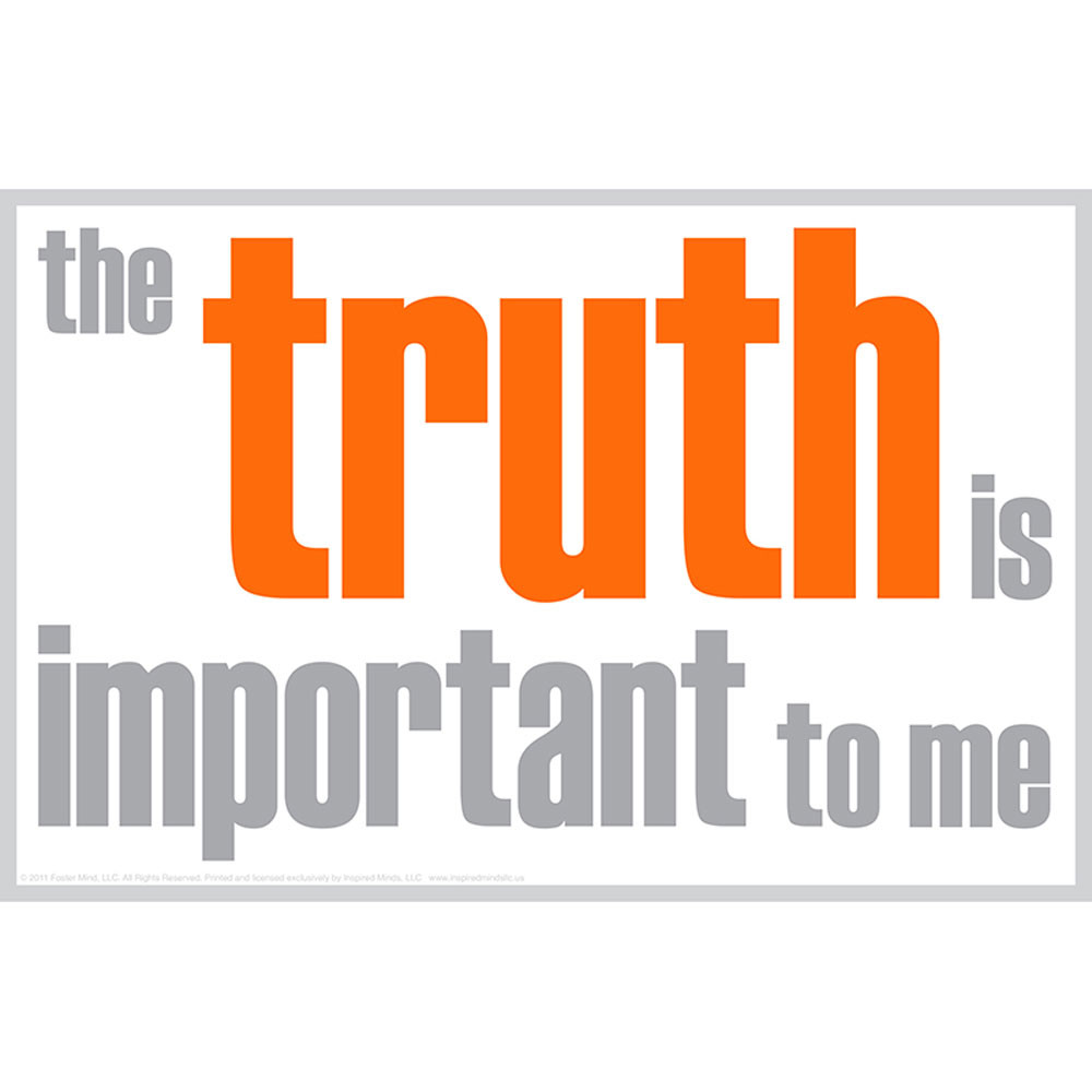 ISM0011N - The Truth Is Important Notes 20Pk in Note Pads